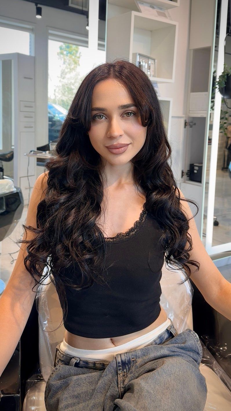Hair coloring , cut and hairstyle 