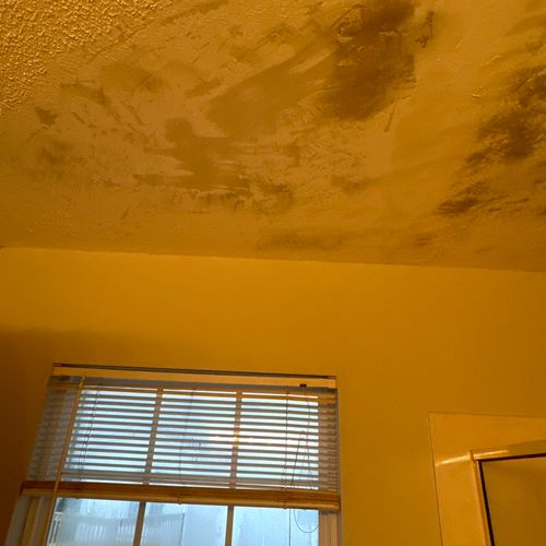 Popcorn ceiling removal.