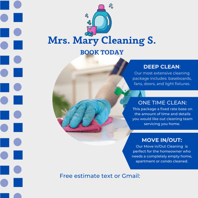 Avatar for Mrs. Mary Cleaning Service LLC.