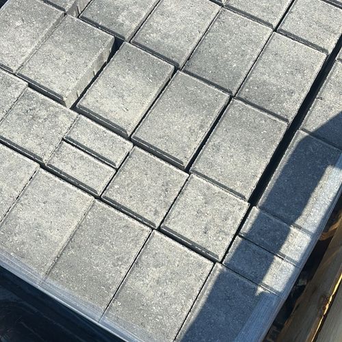 Great quality with amazing style pavers. They inst