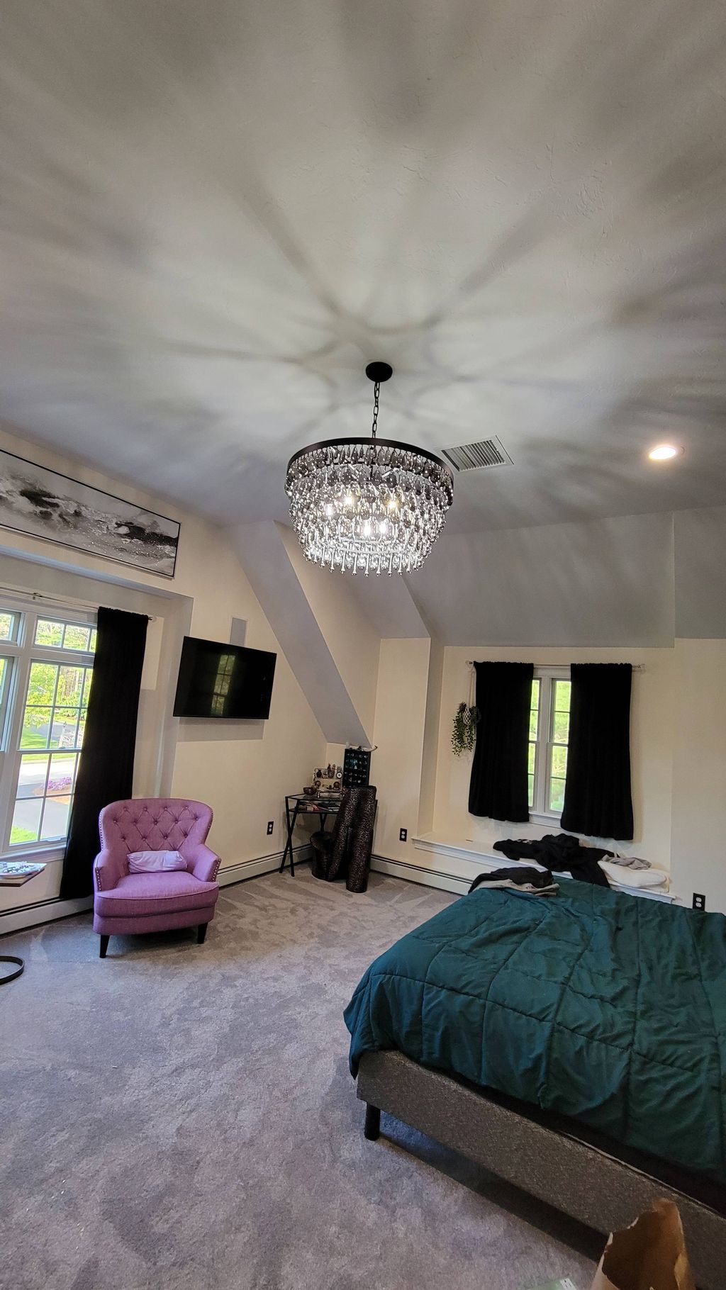 Master Bed chandelier 