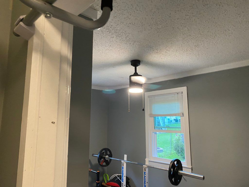 Added fan to gym room.