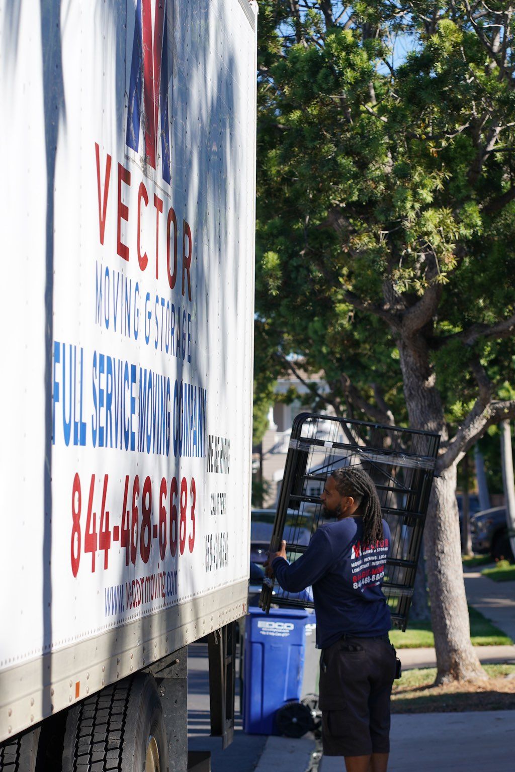 Truck loading San Diego movers