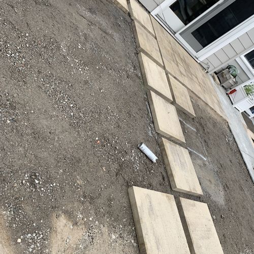 patio in process