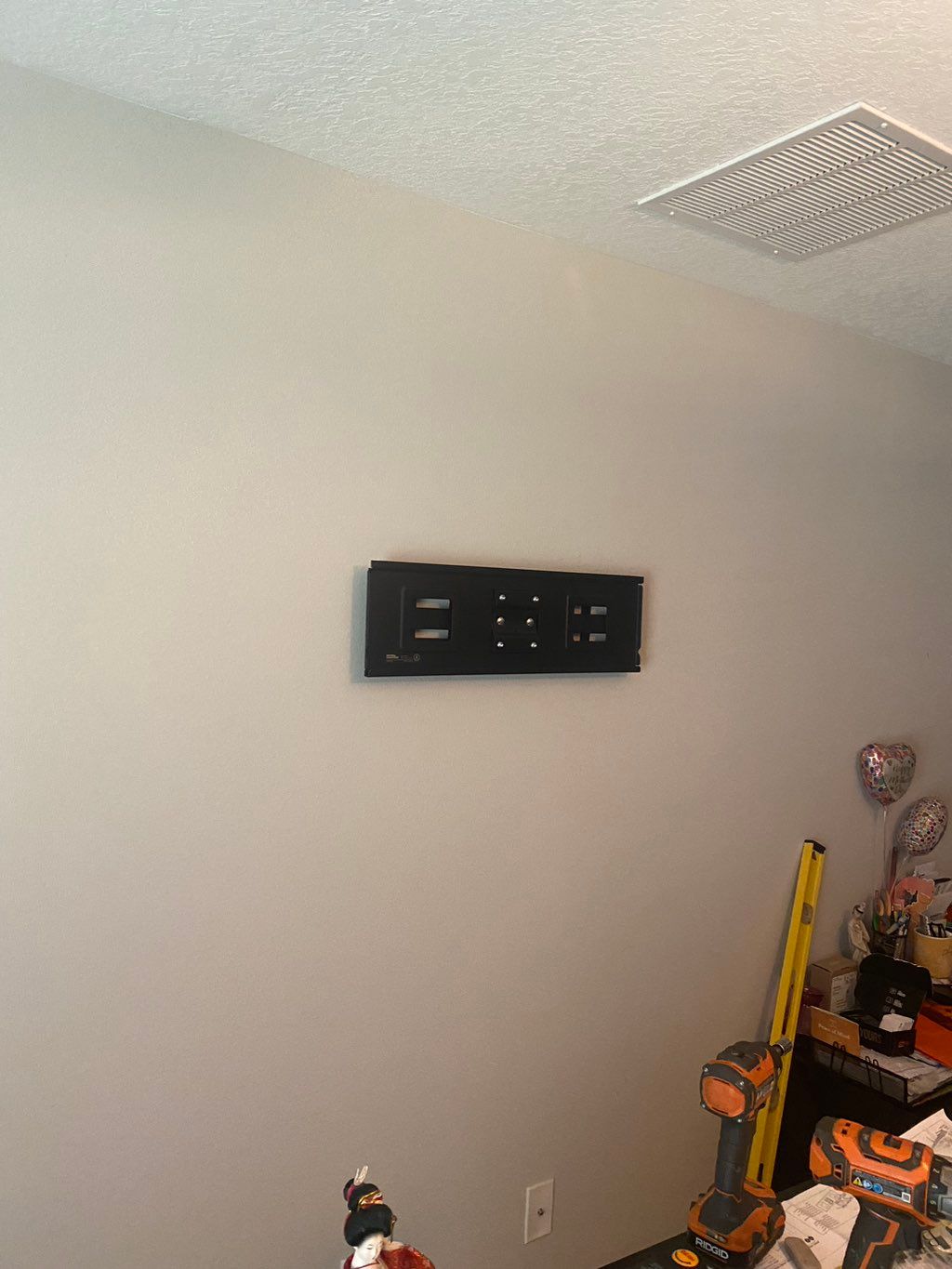 Customer wanted to have clearance between dresser 