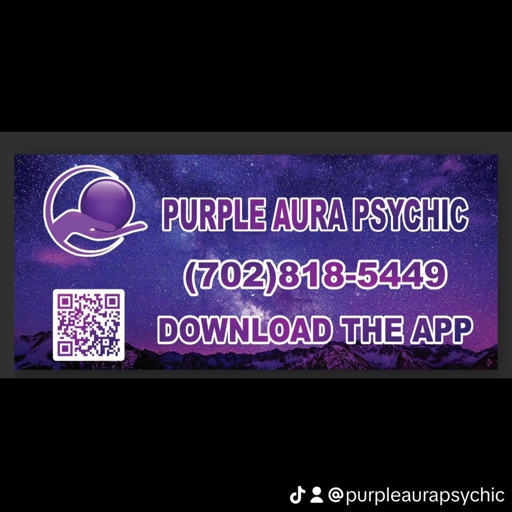 Purple aura psychic