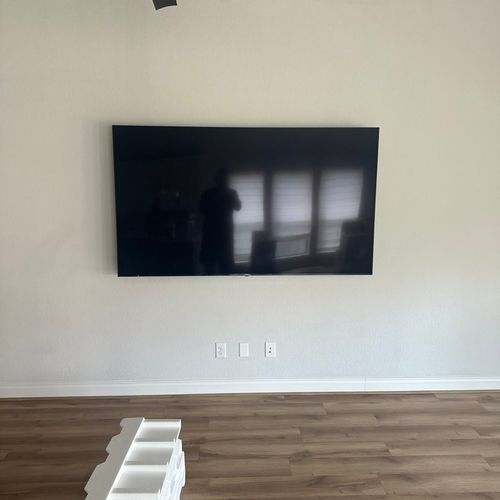 They did an awesome job hanging my TV