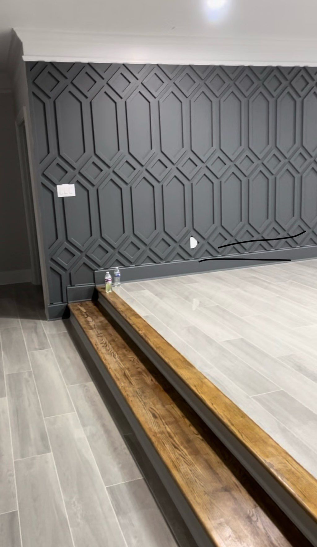 Accent wall - after