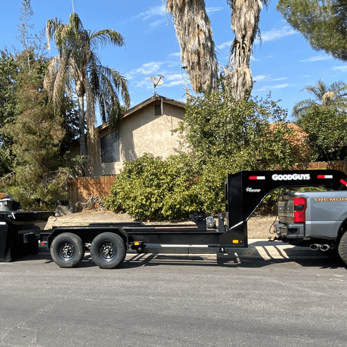 Dropping off a 14yd roll-off dumpster for a custom