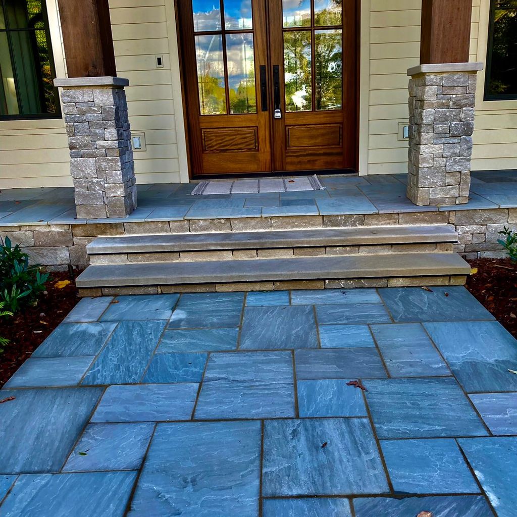 brick and stone patios