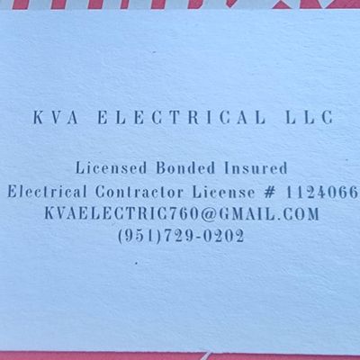 Avatar for KVA ELECTRICAL LLC