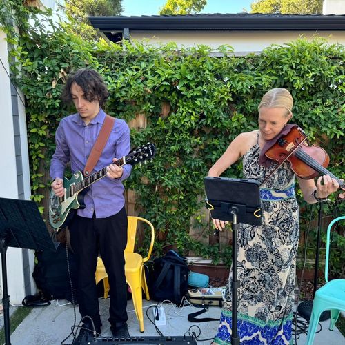 I hired Ilana and her son (on guitar) for my 40th 