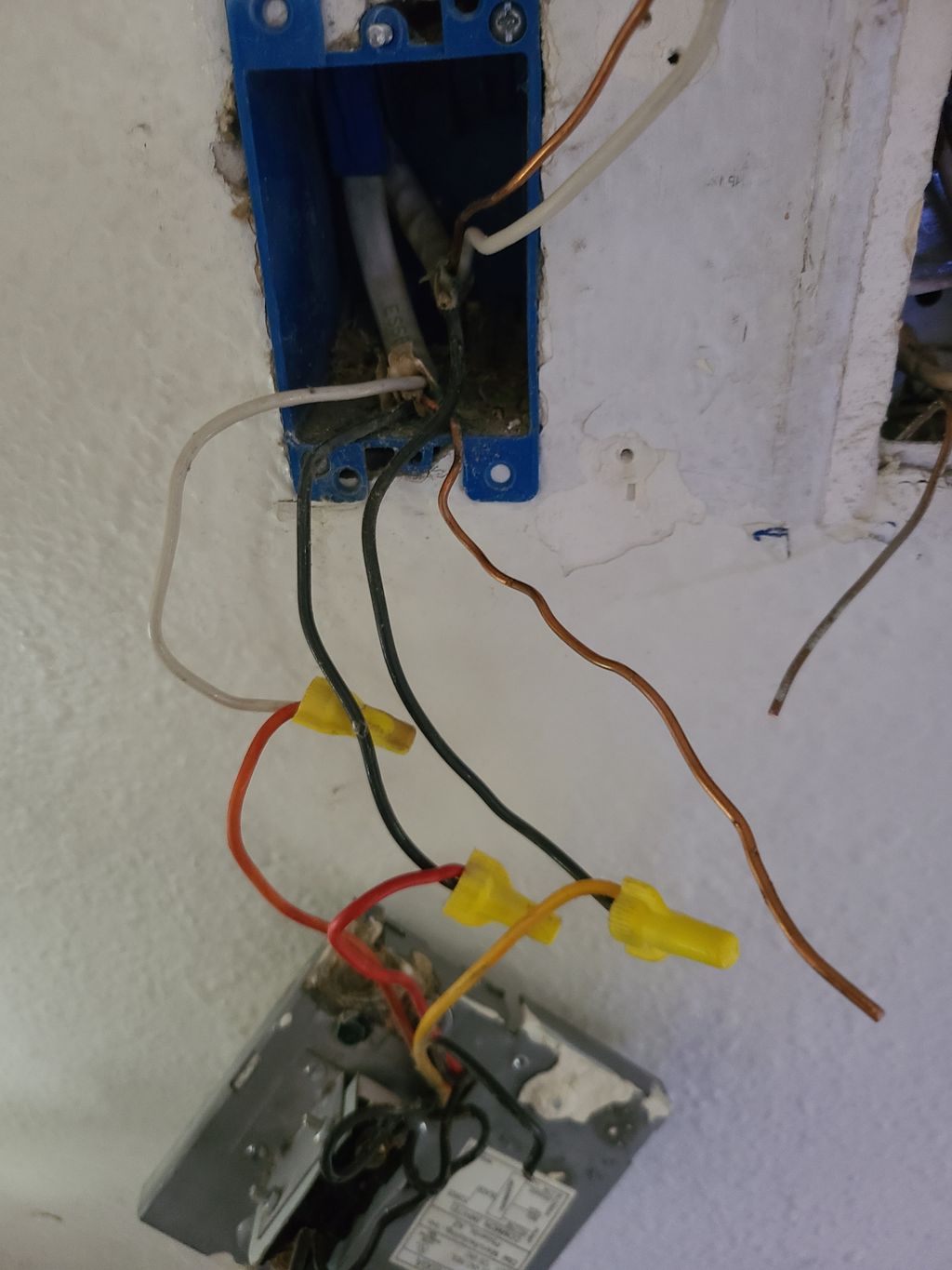 Repair and addition of receptacles