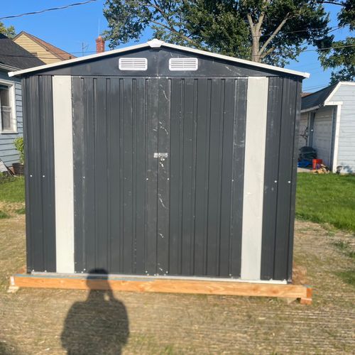 I struggled to put my shed together. I reached out