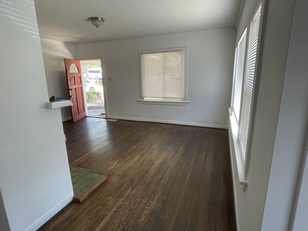 Interior painting, and blinds installation. 
