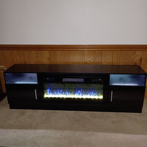 Allen did a great job putting together my tv stand