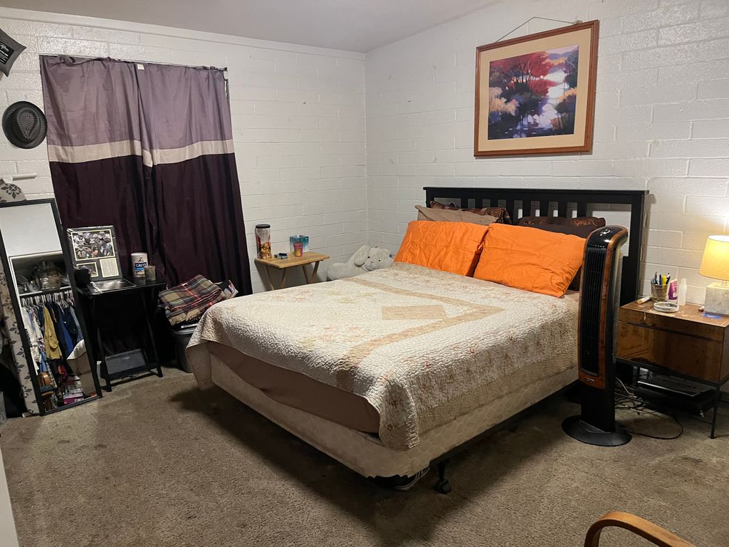 The after deep clean the bedroom 