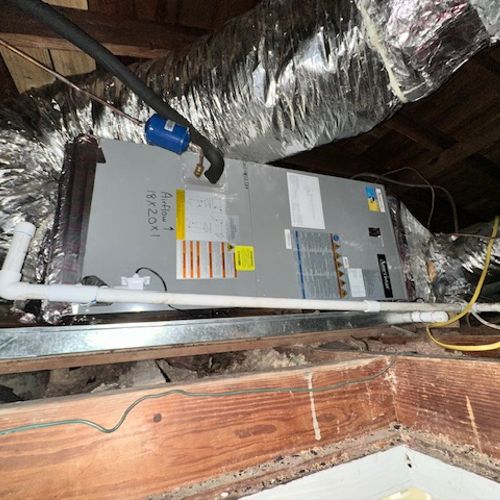 ATTIC INSTALLATIONS (HORIZONTAL AIR HANDLER)