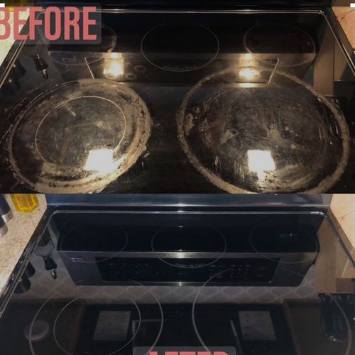 Stove stop cleaning/restoring 