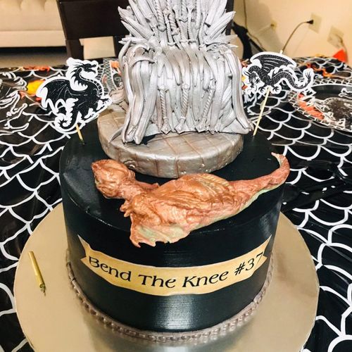 I ordered a game of thrones cake for my wife's bir