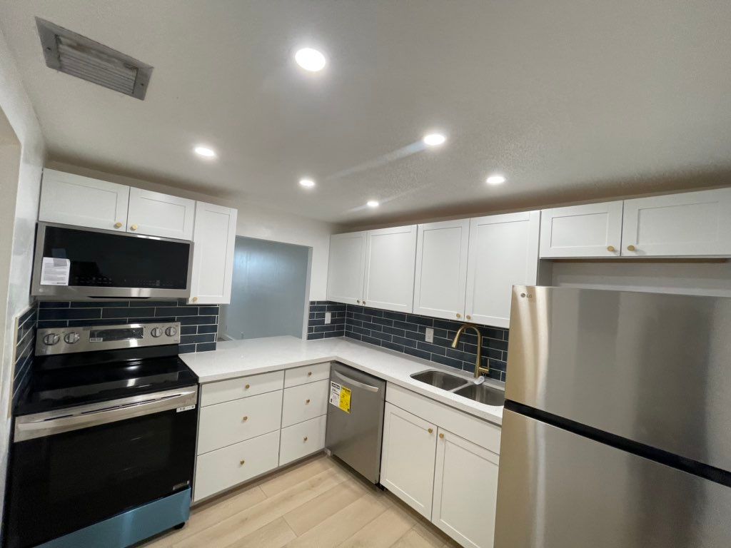 Kitchen cabinet installation , electrical work ,ap