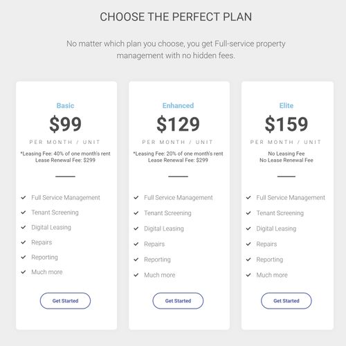 Pricing Plans