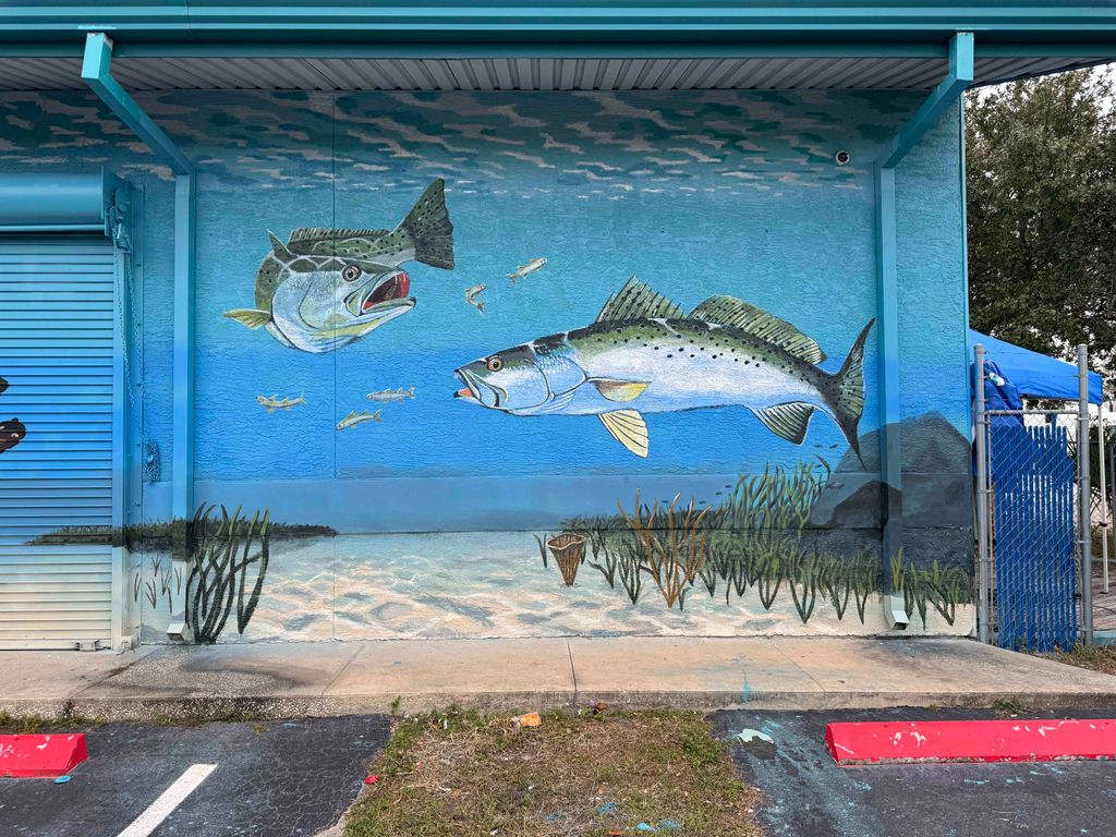 Sea Trout Mural - Holiday, FL