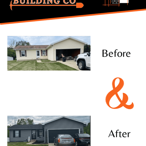 Vynil Siding paint transformation. 