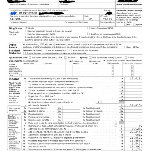 Individual Tax Preparation