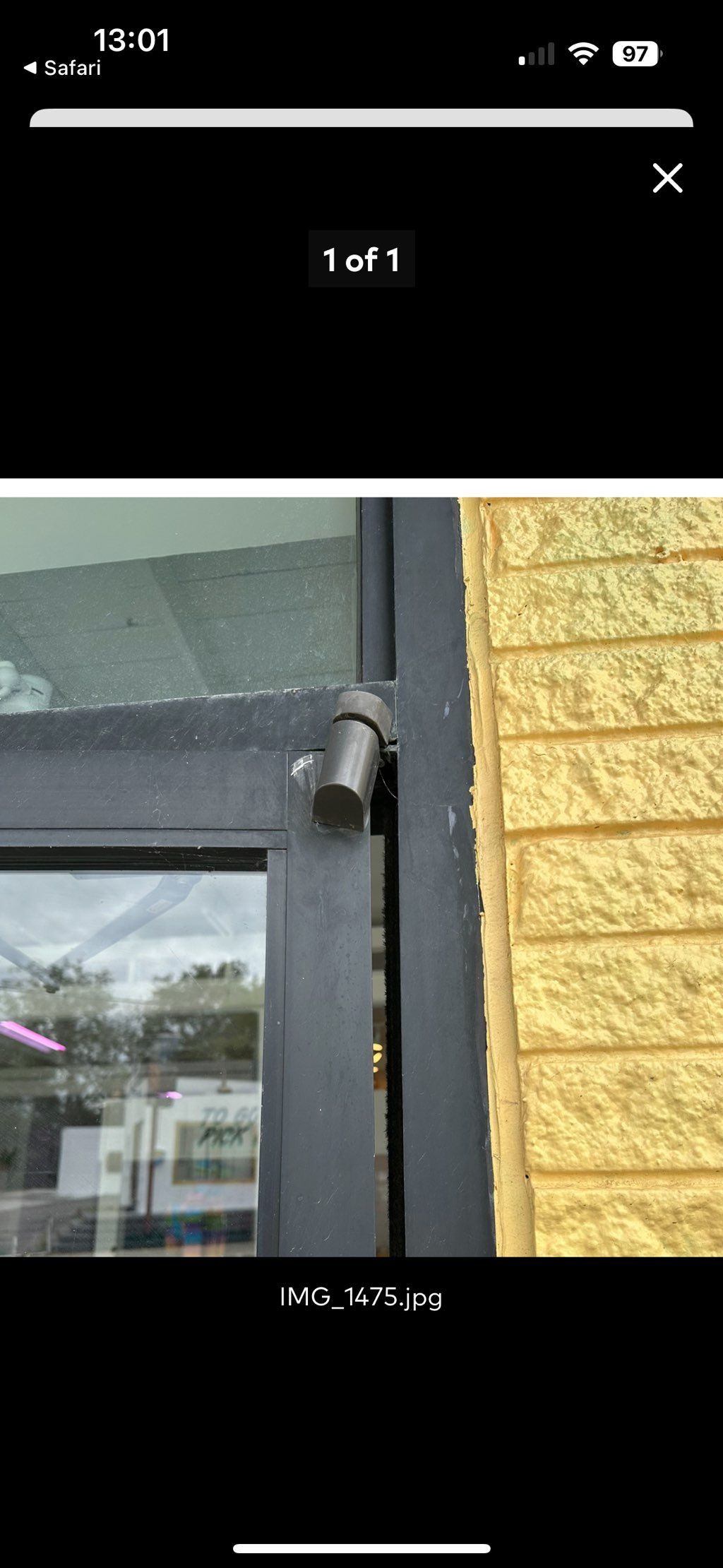 Door hinge repair 