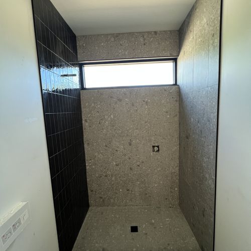 Shower Tile Installation