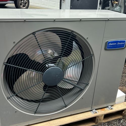 American Standard heat pump install 