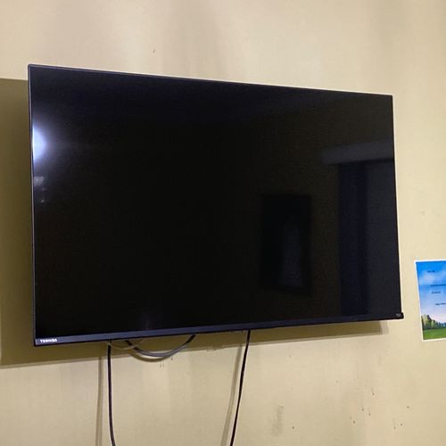 This guy did great work installing this TV for us.