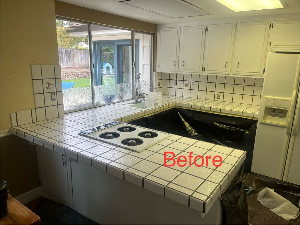 Tile and grout deep cleaning 
