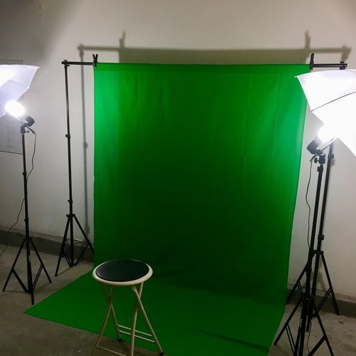 Green screen room set up