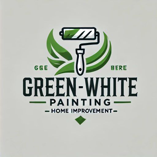 Green White Painting