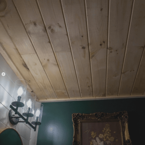 Shiplap Wall + Ceiling 2