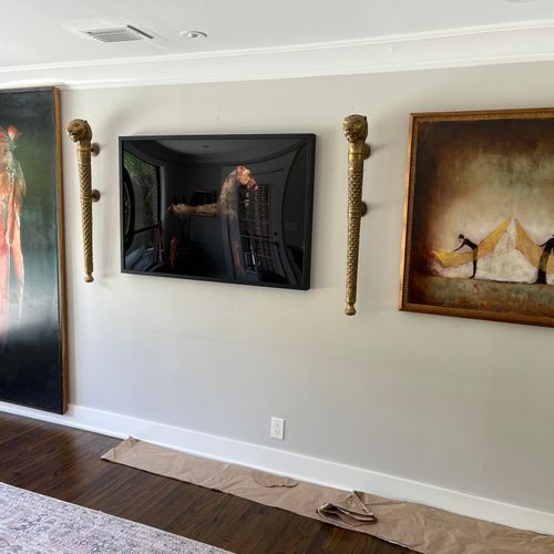 Picture Hanging and Art Installation