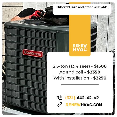 Central Air Conditioning Installation or Replacement