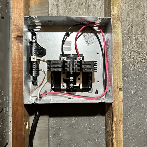 Circuit Breaker Panel or Fuse Box Installation