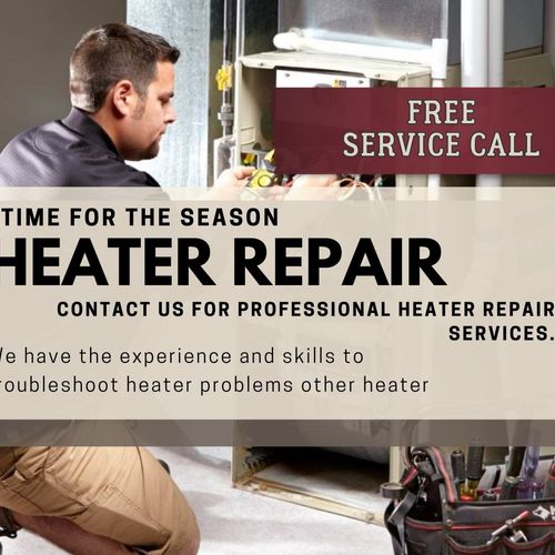 Service Call for free Heater/AC repair