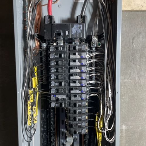 Circuit Breaker Panel or Fuse Box Installation