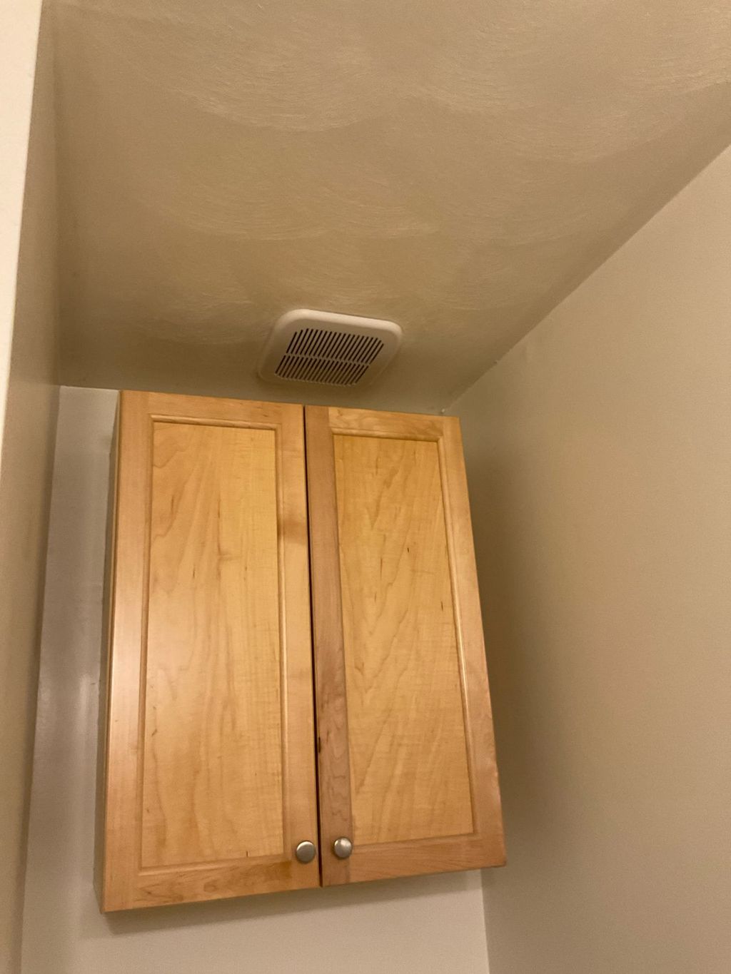 New bathroom fan