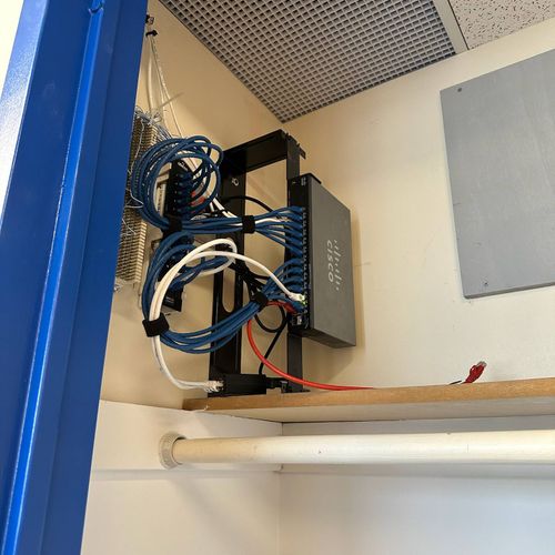 Install Switch and Network Rack