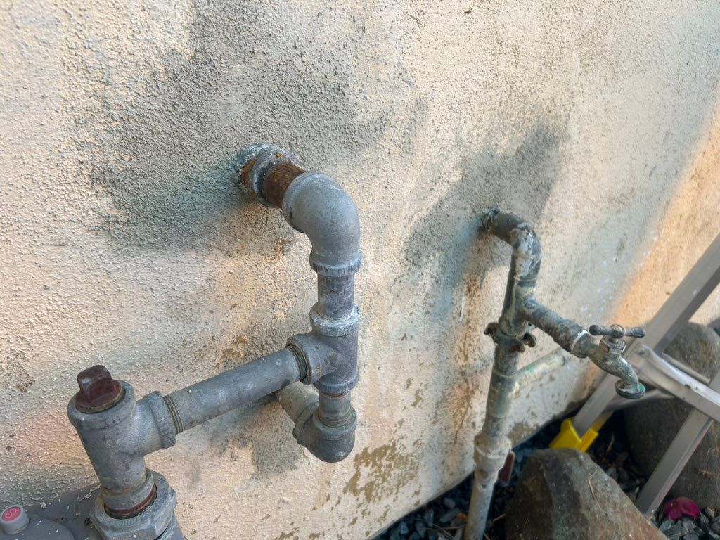 Small Stucco repairs after a whole house power was