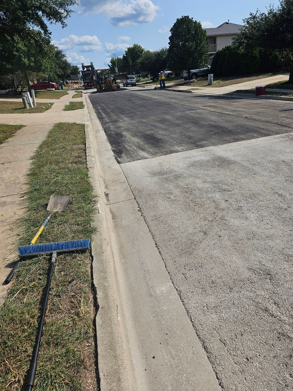 Asphalt road completed