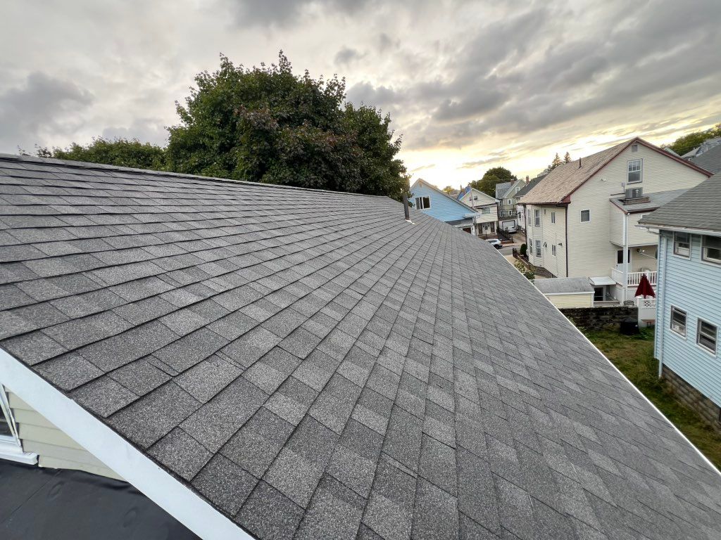 Roof replacement with Certainteed Pewterwood shing
