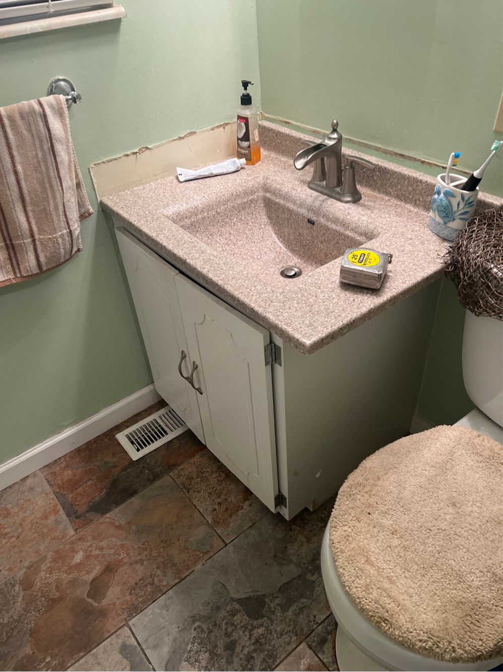 Bathroom vanity -before