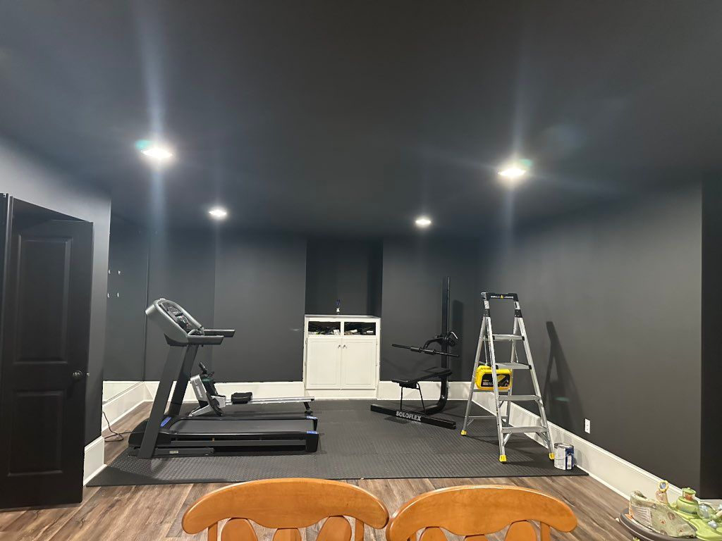 AFTER- finished home theater room