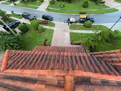 Ramirez power washed the roof of my house. The qua